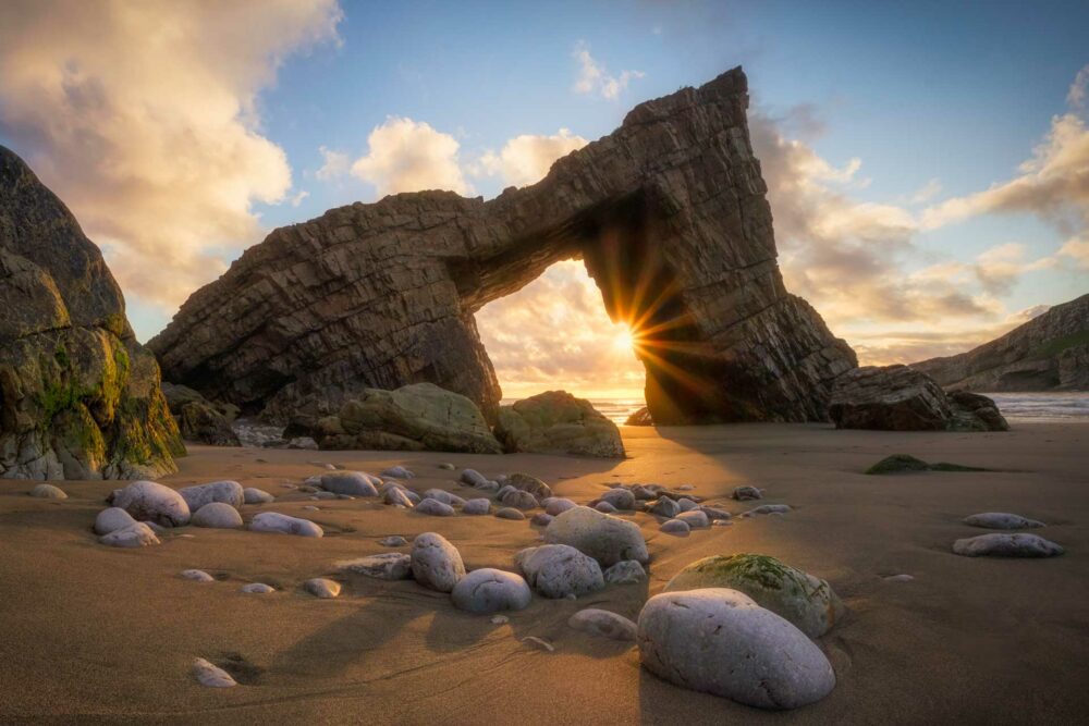 Bayas- fotografía de costa occidental de Asturias