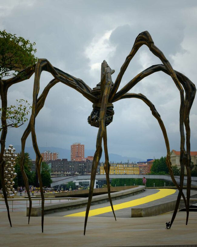 Salida del tour de Francia Bilbao - Araña Guggenheim @ DIVcreativo - David de la Iglesia - Fotografía de paisaje