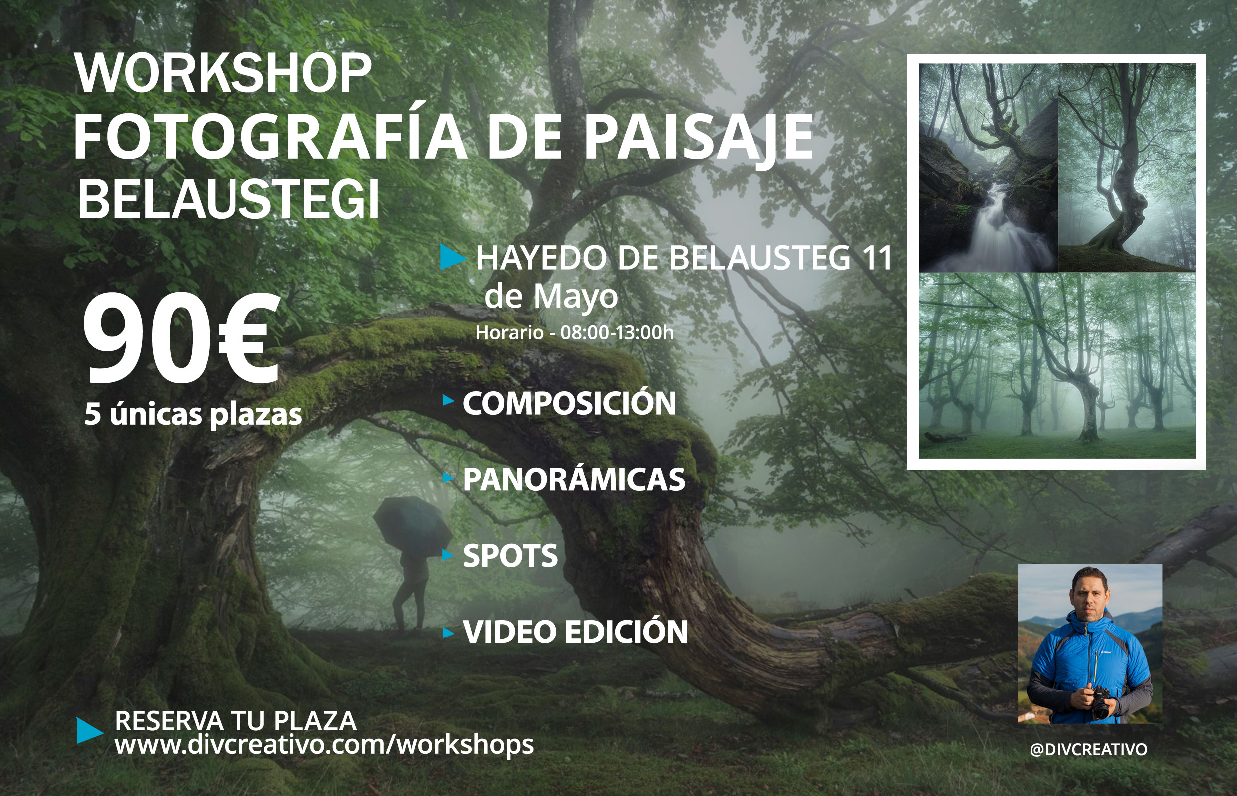 workshop-FOTOGRAFÍA DE BOSQUE EN EL HAYEDO DE BELUSTEGI